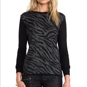 Generation Love Camilla Zebra Combo Sweater